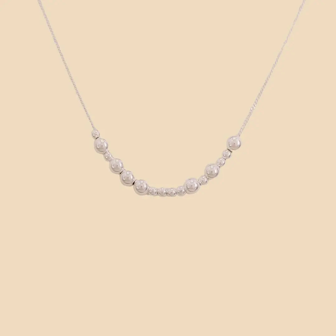 Viesti | Rohkea kaulakoru hopea