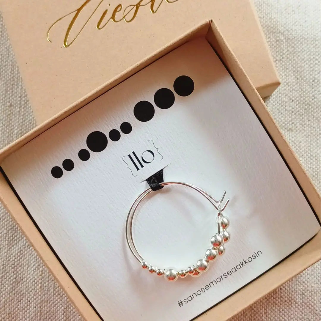 Viesti | Ilo korvakoru hopea